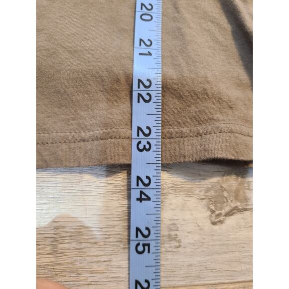 Decree small women's light brown, tan long sleeve turtle neck top - Picture 6 of 6